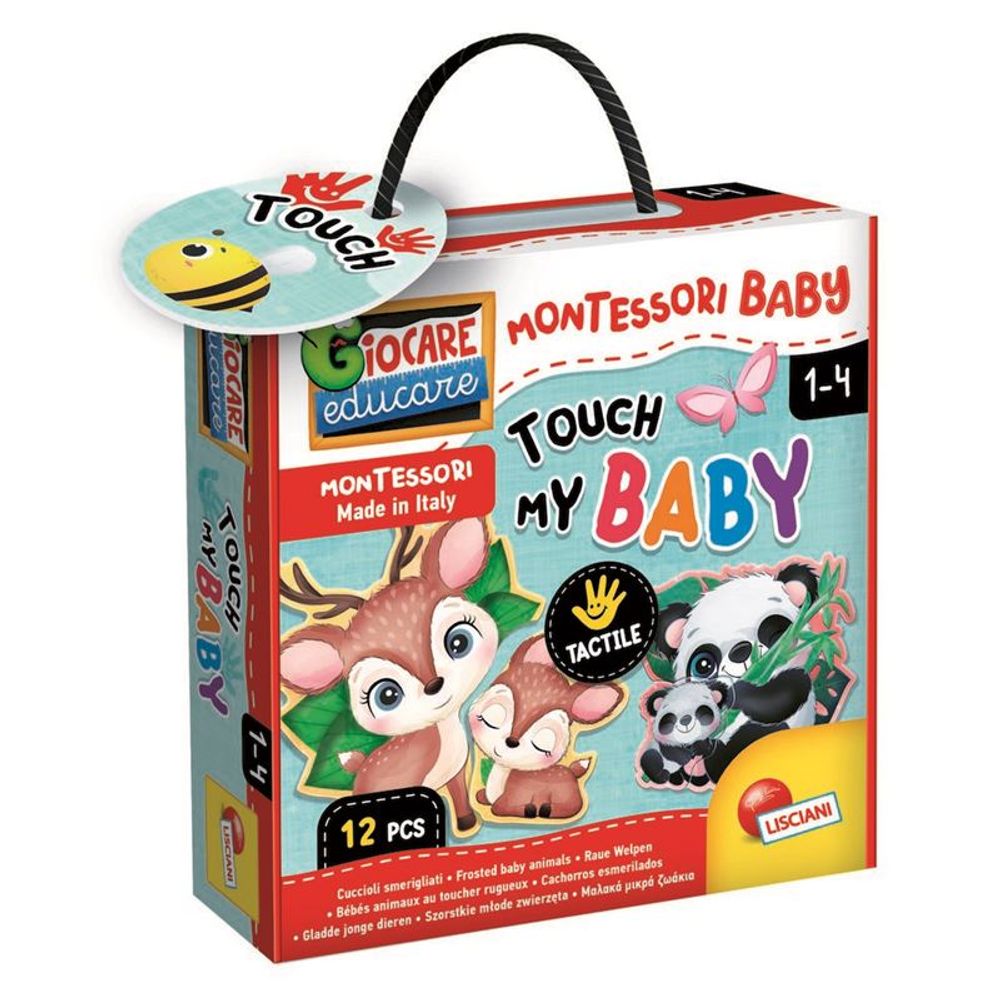 Lisciani Edukativna igra Montessori Baby Touch My Baby - Dodirni i osjeti slika 1