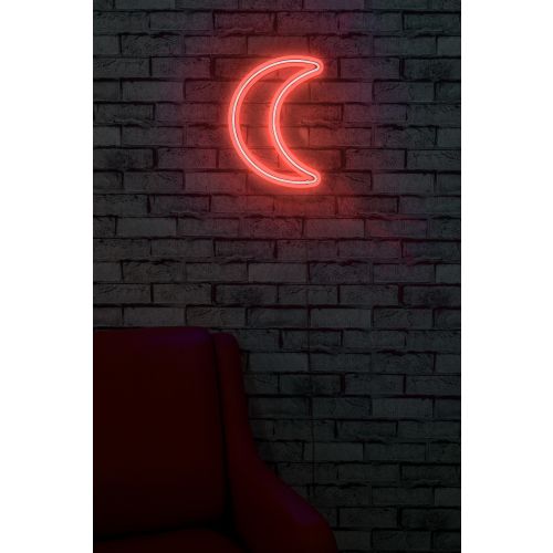 Wallity Ukrasna plastična LED rasvjeta, Crescent - Red slika 11