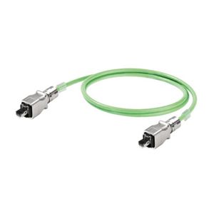 Weidmüller 1119730010 RJ45 mrežni kabel, Patch kabel cat 5, cat 5e SF/UTP 1.00 m zelena vatrostalan, sa zaštitom za nosić 1 St.