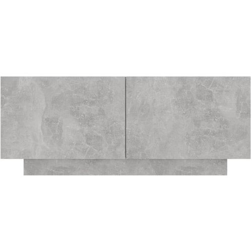 Noćni ormarić siva boja betona 100 x 35 x 40 cm od iverice slika 5