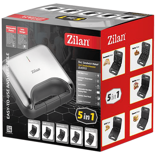 Zilan Toster 5u1, Inox, LED indikator, 800 W - ZLN3932 slika 2