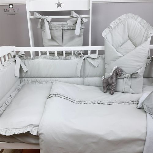 MimiNu posteljina set 2 elem. Royal Grey slika 3