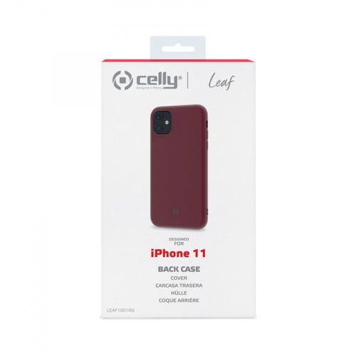 CELLY Futrola LEAF za iPhone 11 u CRVENOJ boji slika 3