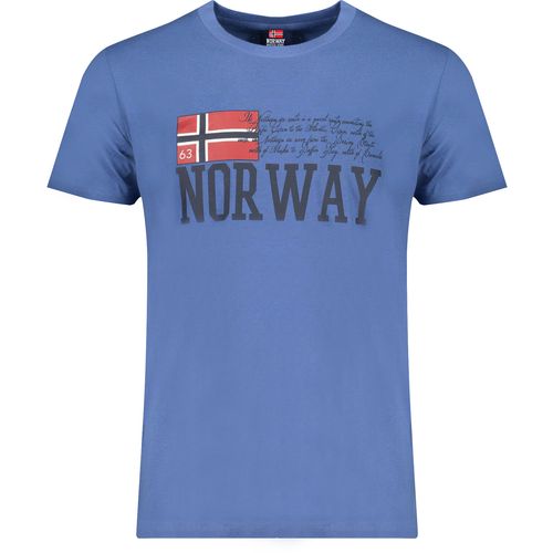 NORWAY 1963 MEN'S SHORT SLEEVE T-SHIRT BLUE slika 1