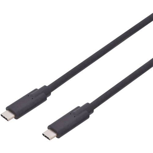 ednet USB 3.1 (Gen 2) Priključni kabel [1x Muški konektor USB-C™ - 1x Muški konektor USB-C™] 1 m Crna dvostruko zaštićen slika 1