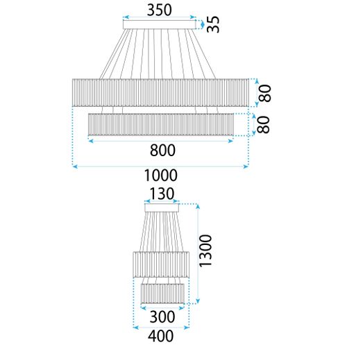 Lampa Viseća LED APP1546-CP2 CHROME slika 10