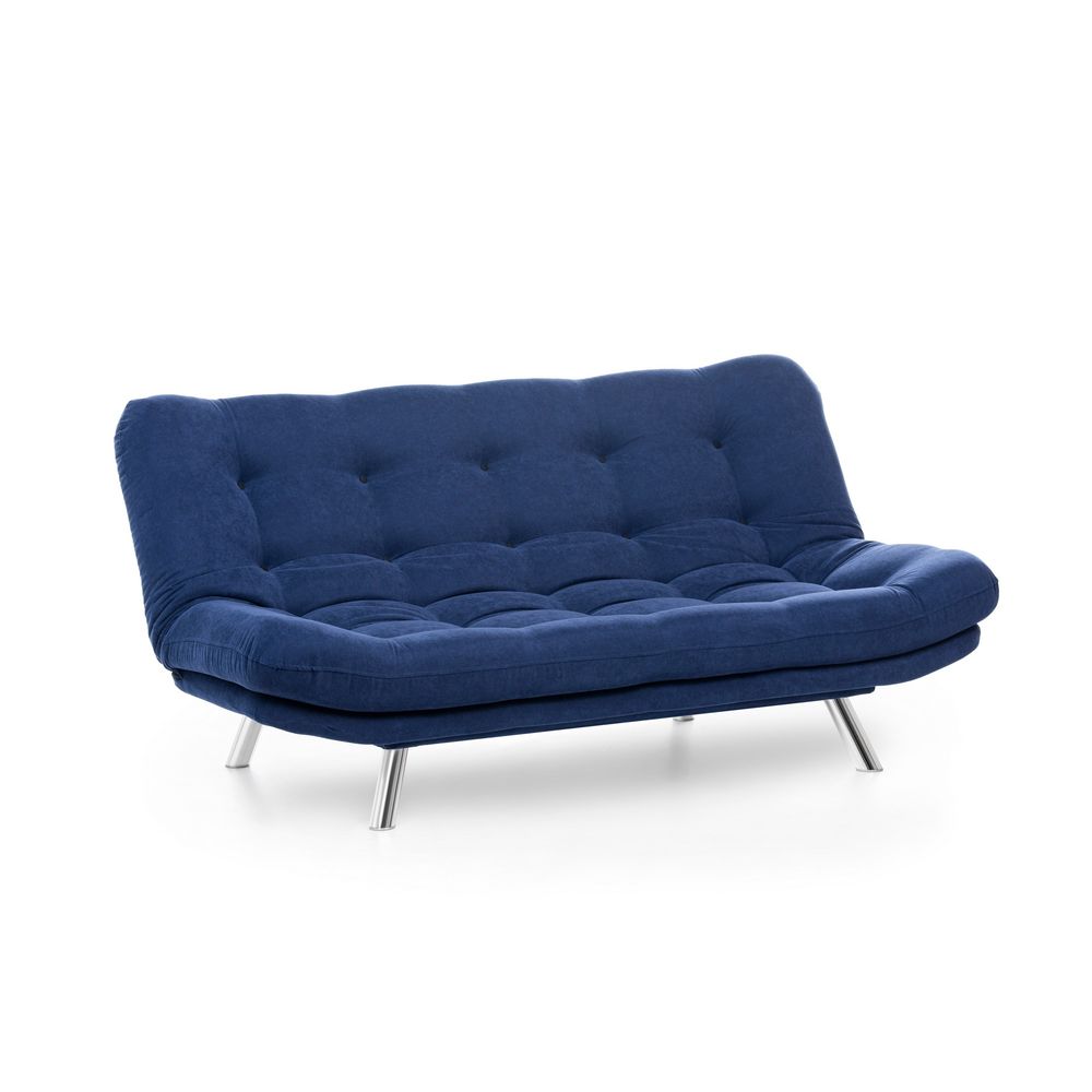Misa Sofabed - Tamnoplava 3-sjedalna Sofa na Razvlačenje slika 5