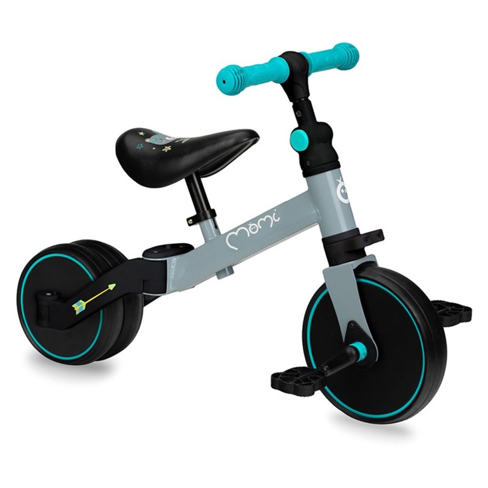 Momi Loris Bicikl 4U1, Grey-Turquoise slika 9