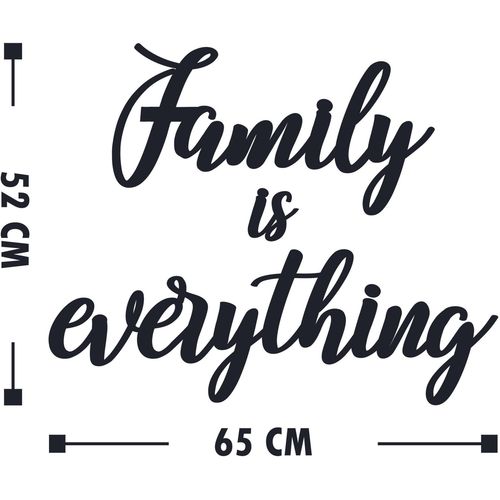 Wallity Zidna dekoracija drvena, Family Is Everything slika 4