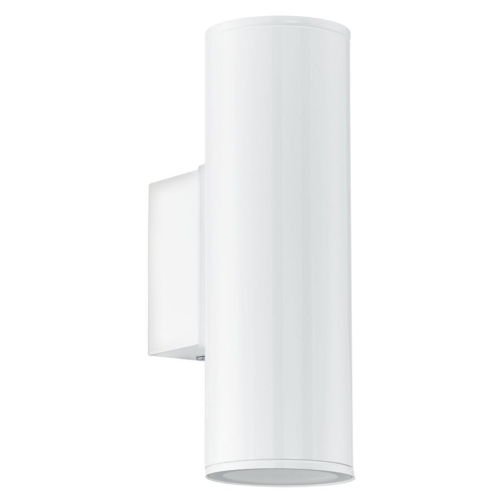 Eglo Riga Vanjska Zidna Lampa - 2x3W LED, Čelik/Bijela slika 1