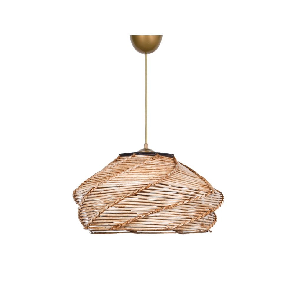 Luster Ovale Camel sa Drvenim Tijelom slika 4