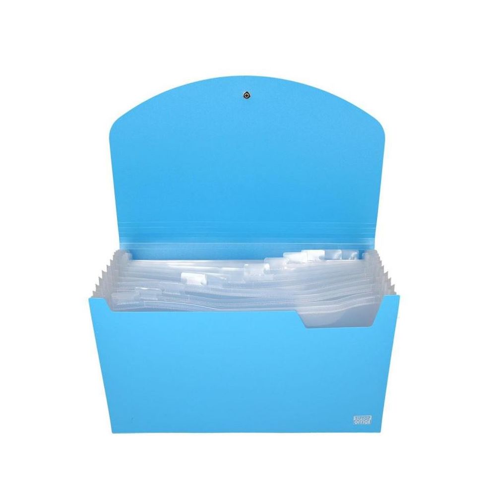 TipTop Office Arhiv mapa sa 12 pregrada, PP A4, Plava slika 2