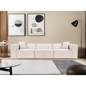 Lora 3 Sjedala - Svijetlosmeđa Sofa