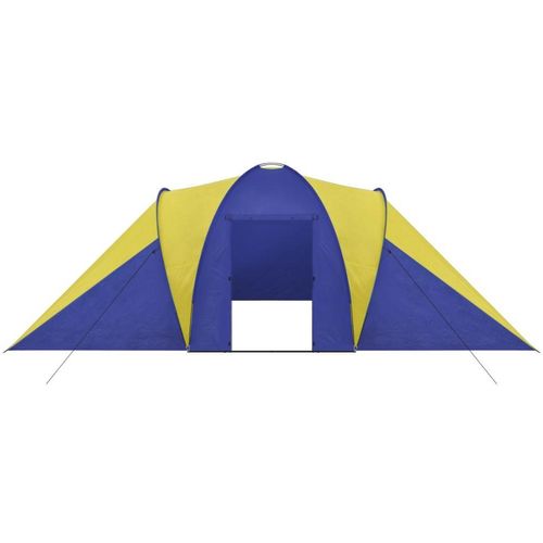 Šator za kampiranje za 6 osoba tamna plava/žuta slika 5