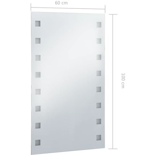 Kupaonsko LED zidno ogledalo 60 x 100 cm slika 11