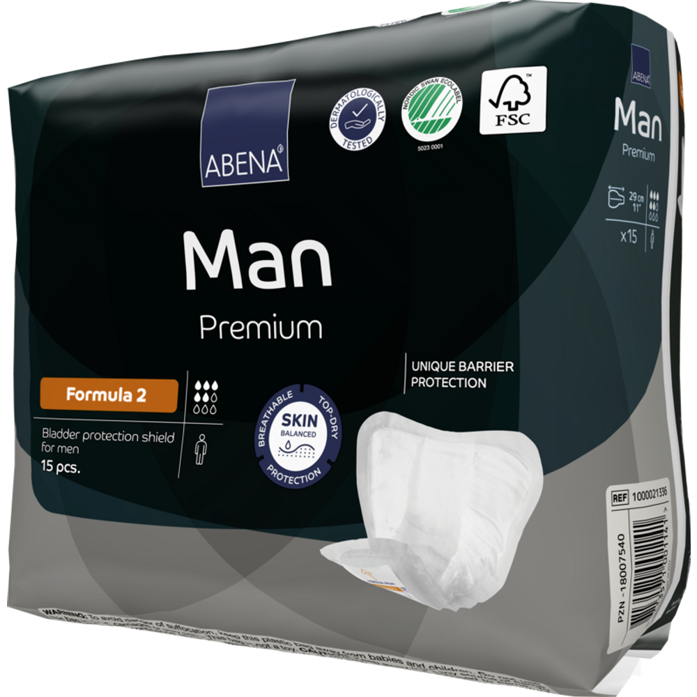 Abena Man Premium ulošci za muškarce Formula 2 15kom 23x29cm slika 4