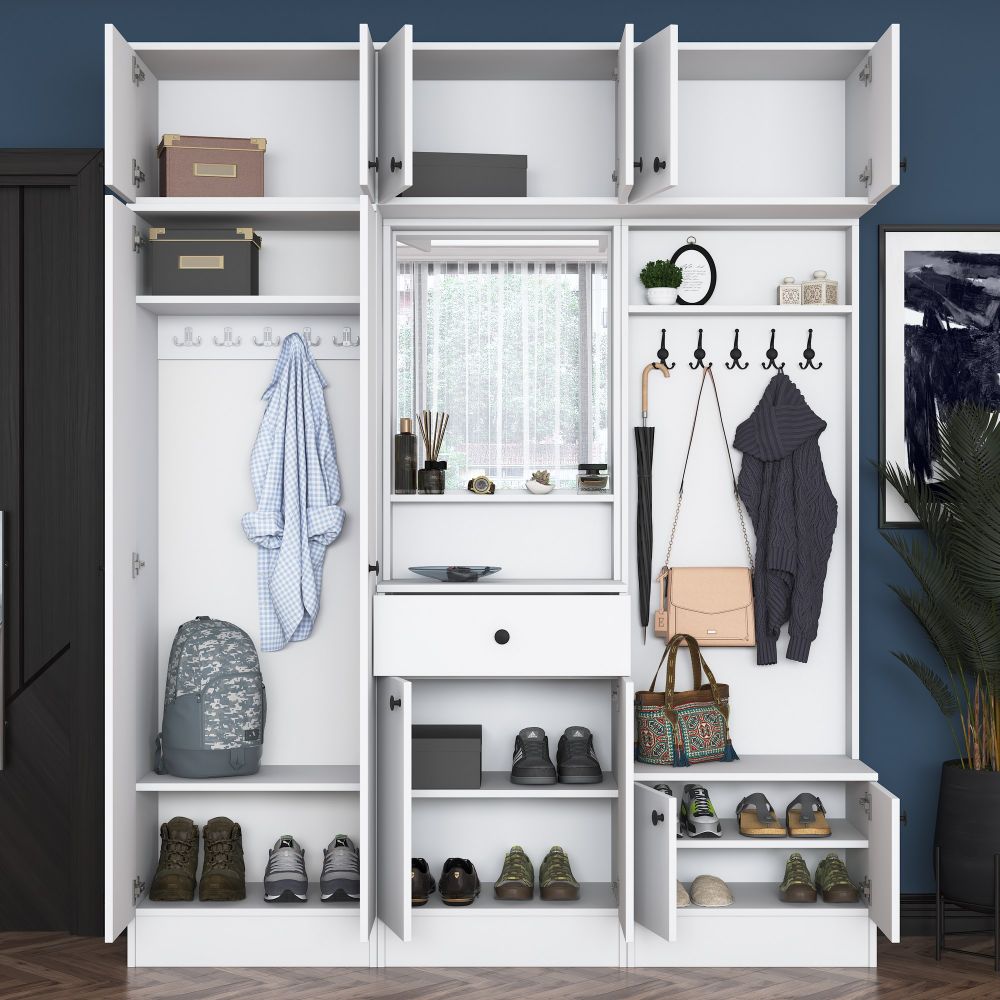 Hall stand EA108 - 2570, bijela boja slika 4