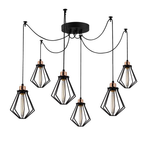 Oylat - N-1034 Black Chandelier slika 4