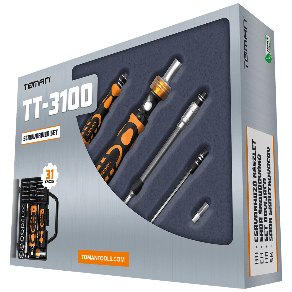 Toman Set alata, za precizne popravke,  31 kom - TT-3100 slika 2