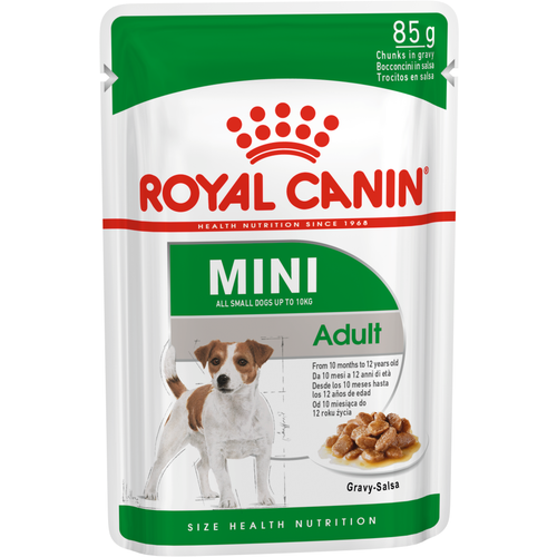 ROYAL CANIN SHN Mini adult vrećica za psa, potpuna hrana za odrasle pse malih pasmina (od 1 do 10 kg) od 10 mjeseci do 12 godina starosti, 12x85 g slika 1