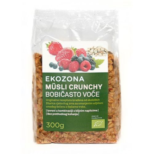 Ekozona musli hrskavi  bobičasto voće 300g slika 1