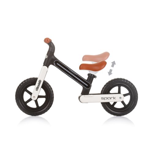 Chipolino bicikl bez pedala Spark Black/White slika 3