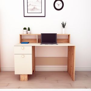 Sneker 120 Atlantic PineBeige Study Desk