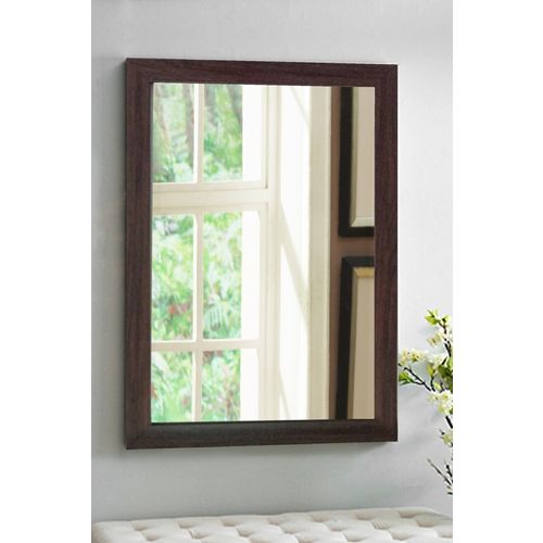 Framed - Brown Brown Decorative Mirror slika 2