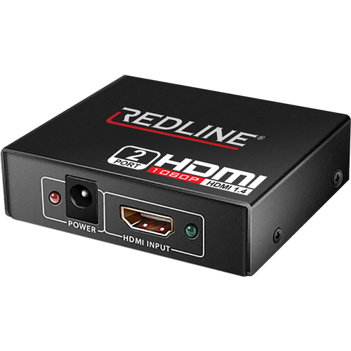 REDLINE HDMI razdjelnik, 1 ulaz - 2 izlaza - HS-2000 slika 1