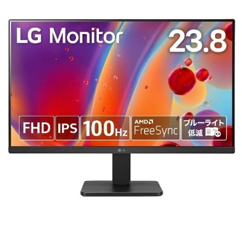 LG Monitor LG 23.8″ 24MR400, FHD, IPS, 5ms, 100Hz, HDMI image