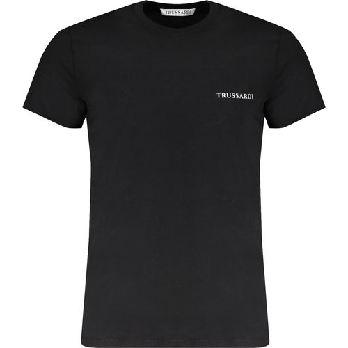 TRUSSARDI MEN'S SHORT SLEEVE T-SHIRT BLACK slika 1