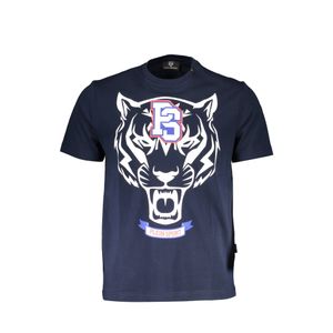 PLEIN SPORT MEN'S SHORT SLEEVE T-SHIRT BLUE