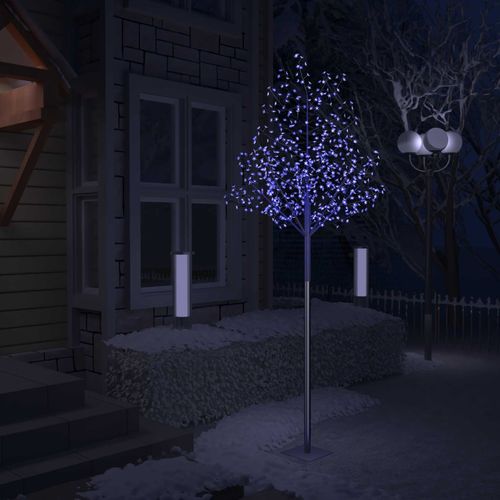 Božićno drvce sa 600 LED žarulja plavo svjetlo 300 cm slika 1