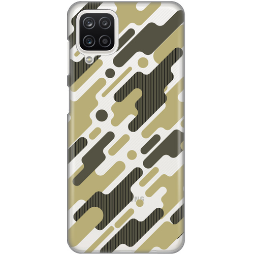 Torbica Silikonska Print Skin za Samsung A125F Galaxy A12 Army Pattern slika 1