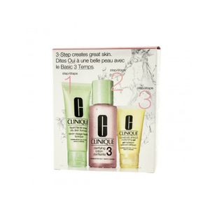 Clinique 3-Step Skin Care System 3 (Combination Oily to Oily Skin) 180 ml