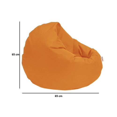 Iyzi 100 Cushion Pouf - Orange Orange Garden Bean Bag slika 6