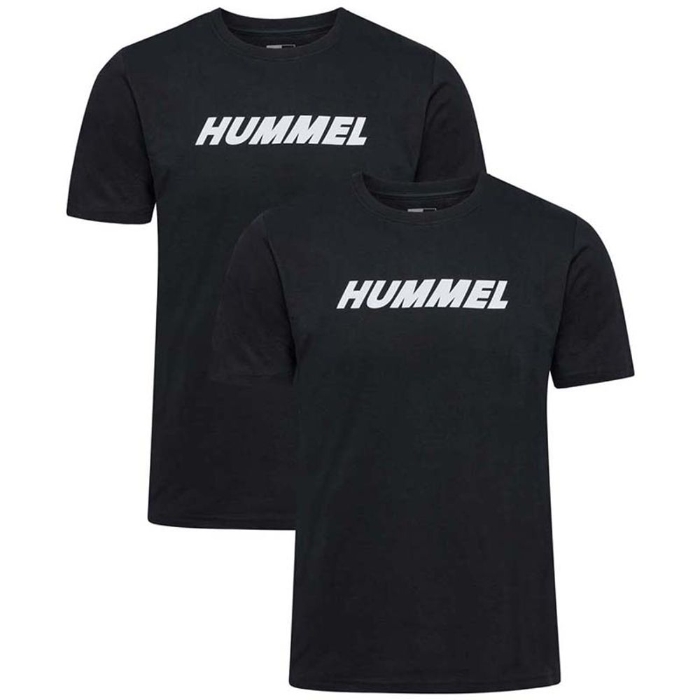 Hummel Majica za muškarce Hmlelemental 2-Pack Logo Cotton Tee slika 1