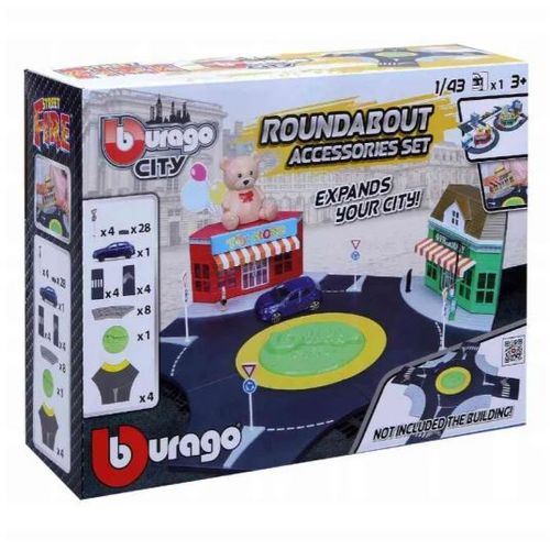 Burago City Roundabout Playset slika 2