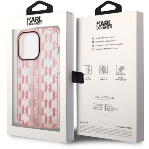 Karl Lagerfeld Futrola za iPhone 14 Pro Max MONO VERTICAL STRIPE PINK slika 2