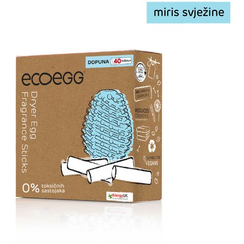 EcoEgg 3U1 Dopuna za eko jaja za sušilicu, 40 sušenja - Miris svježine slika 1