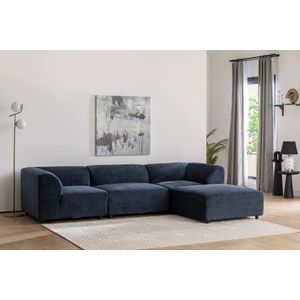 Alpha Right - Navy Blue Navy Blue Corner Sofa