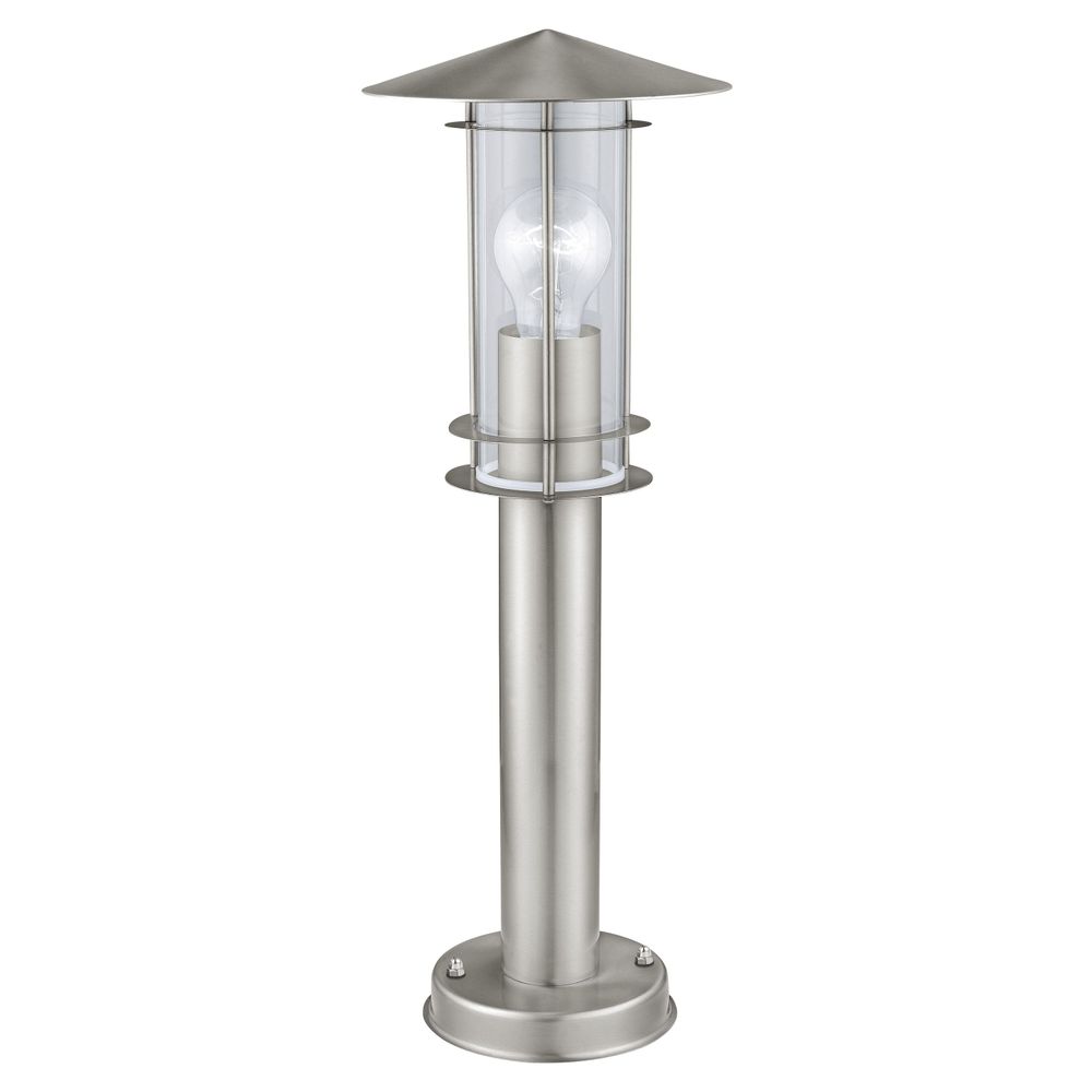 Eglo Lisio vanjska stojeća/1, e27, h500, inox/staklo slika 1
