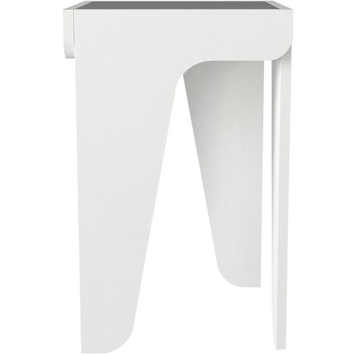 Woody Fashion Pomoćni stol, Bijela boja, Mezzo slika 4