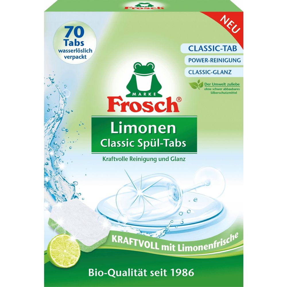 Frosch Tablete za mašinsko pranje suđa Limun 70kom slika 1