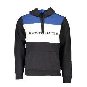 NORTH SAILS MEN'S BLACK ZIP-OUT SWEATSHIRT