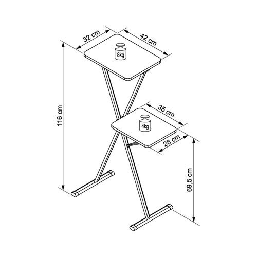 VEGA AVX 12B stalak za projektor slika 2