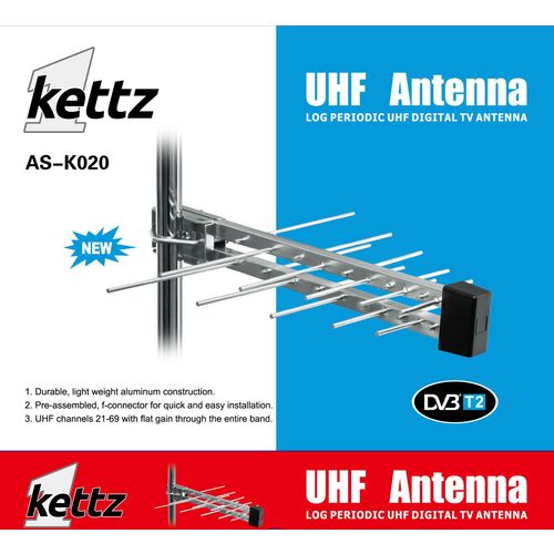 Kettz AS-K020 Antena TV/FM/T2 RF konektor  slika 1