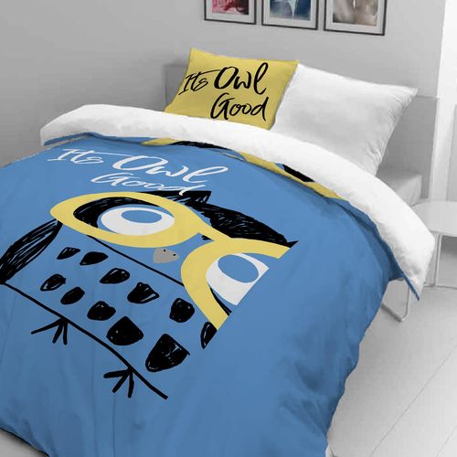 Dečija pamučna posteljina Svilanit Happy Owl   slika 4