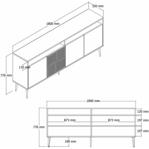 Milan - White, Gold White
Gold Console slika 7