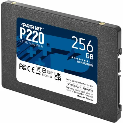 SSD 2.5 SATA3 256GB Patriot P220 550MBs/490MBs P220S256G25 slika 2